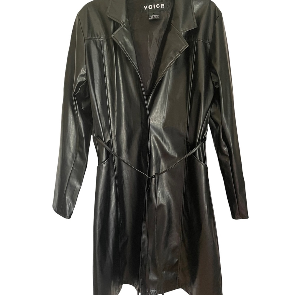 Faux leather jacket
